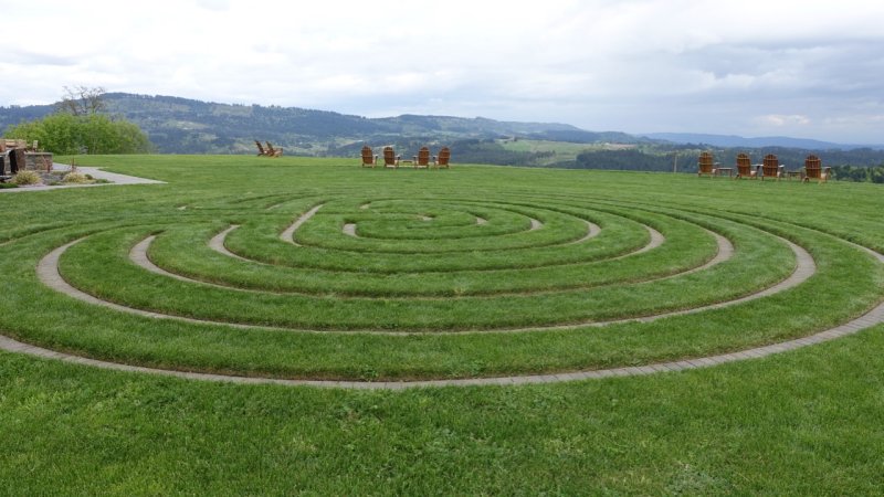 Fairsing Vineyard labyrinth