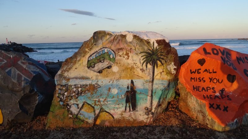 Port Macquarie Coastal Walk Painted Rocks