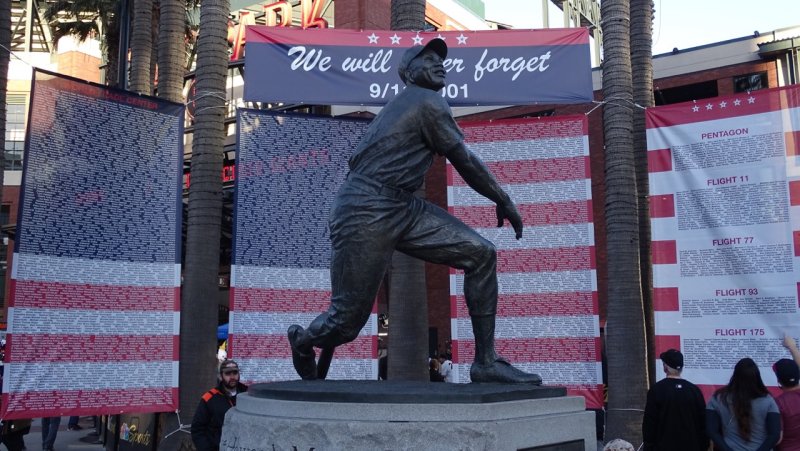 Willie Mays Plaza 911 Tribute