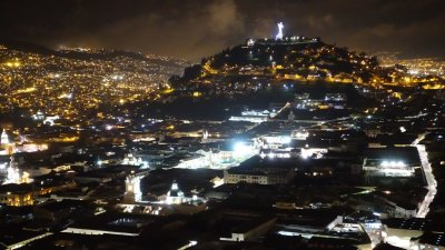  The Virgin of the Pancellio at night