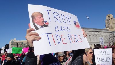 Trump Eats Tide Pods