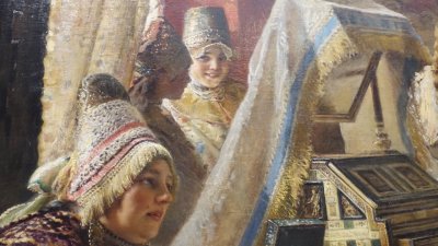 Detail from The Russian Brides Attire