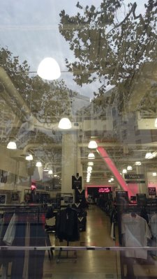 Saks OFF 5TH Window Reflection