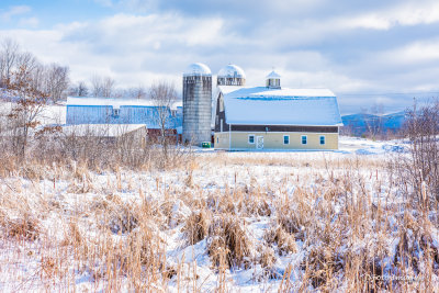 Vermont Farm in Winter