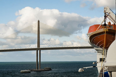 Looking Back at Skyway Bridge