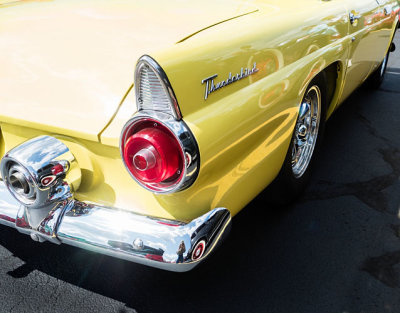 Yellow 56 T Bird Passenger Side