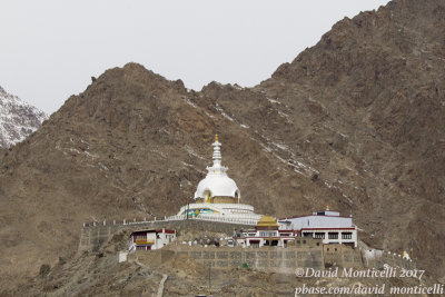 Monastery overhanging Leh (Ladakh)