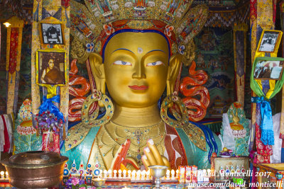 Statue of Maitreya Buddha_Thikse Monastery near Leh (Ladakh)