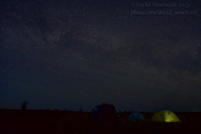 Our campsite by night, Kazakh Steppe west of Inderbor (Atyrau Oblast)