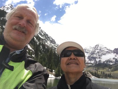 Fred and Diane at Maroon Bells