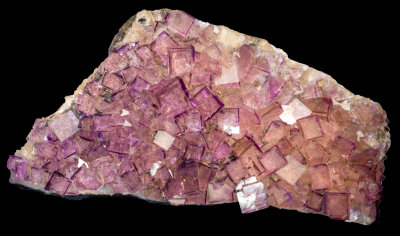 Colour-zoned fluorites to 5 mm, Seata Mine, Aysgarth, Wensleydale, N Yorkshire.