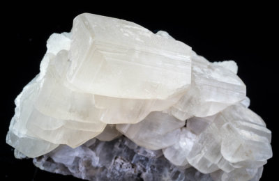 Calcite crystals to 35 mm in 7 cm group. Raygill Mine, Hawes, Wensleydale, N Yorkshire.