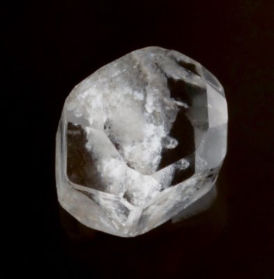 Double-terminated gem Goshenite group 8 mm diameter. Sakahangyi, Mogok, Myanmar. Found 2003