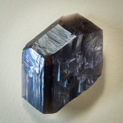 Axinite crystal, 4 cm, Puiva Mount, Saranpaul, Khanty-Mansi Okrug, Tyumenskaya Oblast, Prepolar Ural, Western-Siberian Region, 