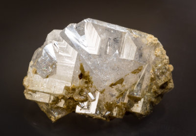 Chabazite var phacolite, beautiful 27 mm twin. Alter Stein quarry, Allendorf, Umtal, Westerwald, Hessen, Germany.