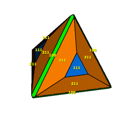 Herodsfoot tetrahedrite crystal model