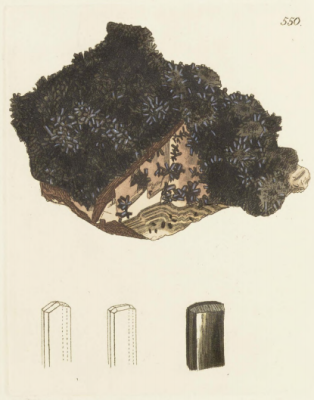 Goethite, hydro-oxyde of iron from Sowerby (1817)