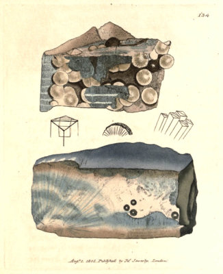 Sowerby's wavellite illustration, 1805