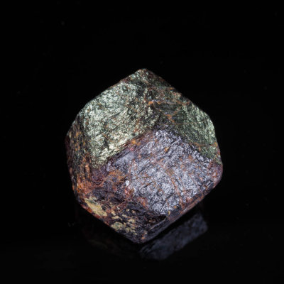 Almandine crystal, 25 mm, from mica schist, Mohnyin District (Moe Hnyin District), Kachin State, Myanmar