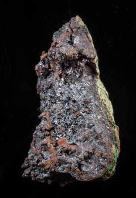Cuprite with copper, New Cliffe Hill Quarry, Cliffe Hill Quarry, Stanton under Bardon, Hinckley and Bosworth, Leicestershire