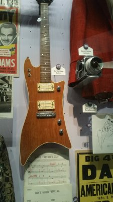 Bo Diddley Guitar and Sam Cooke Camera
