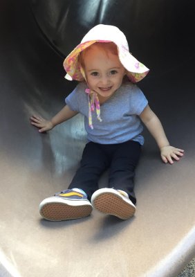Two year old daredevil