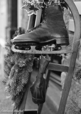 Vintage Ice Skates, Belper, December 2017.jpg