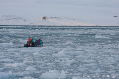 Zodiac on the way back to the Ortelius