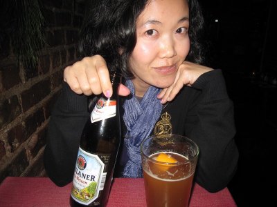 Nothing beats a Belgium Hefeweizen.