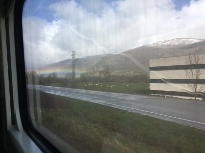Rainbow in Basque Country