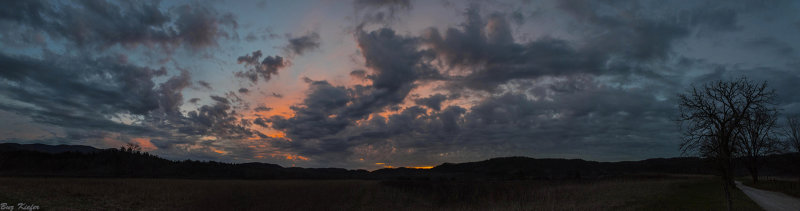 Sunset from Hyatt Lane 