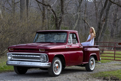 1964 Chevy Pickup and a Pretty Girl 