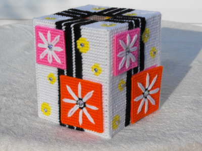 Flower Tissue Box with Bling.JPG