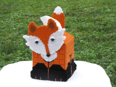 Fox Tissue Box