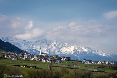 Sernio in Valtellina e le alpi Orobie