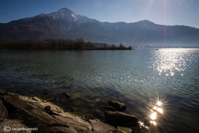 Lago di Como e il Monte Legnone-Pian di Spagna