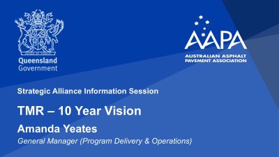 AAPA TMR Information Session - Amanda Yeates on TMR Vision