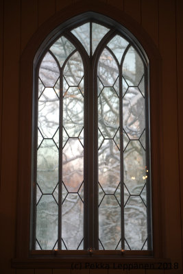 Christmas church window