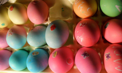 pastel Eggs