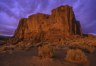 Sunrise on  Cly Butte, Monument Valley, Navajo Tribal Park, AZ/UT