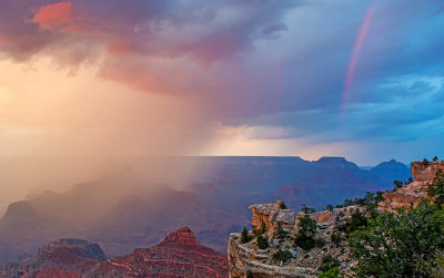 Monsoon storm, Grand Canyon National Park, AZ
