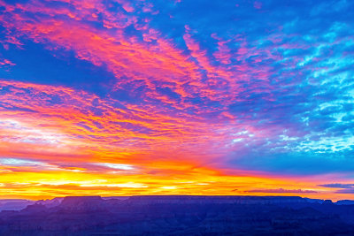 Grand Canyon sunset from Desert View, AZ