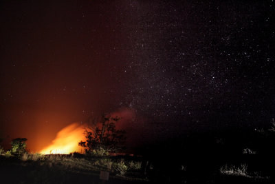 May 3rd Kilauea Volcano Time Exposure