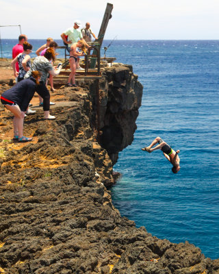 Big Island South Point Leap