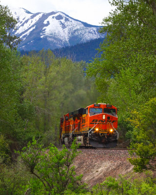 Libby, MT WB BNSF 5831