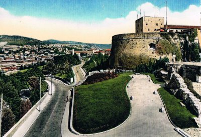 Castello San Giusto Postcard.1956