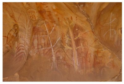 Arkaroo Rock Aboriginal Paintings