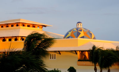 Palace Buildings In The Golden Hour Light