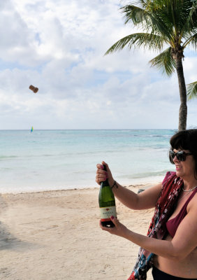 Champagne On The Beach Time!