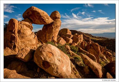 Backside View of Balanced Rock, Big Bend National Park, TX, 2016